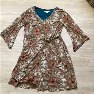 kalidoscope print dress